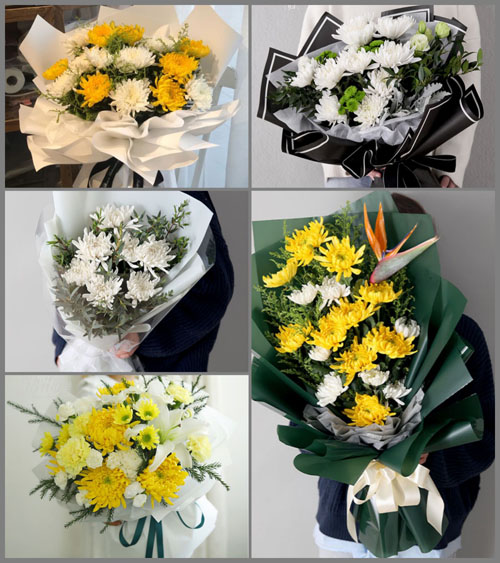 广东梅州市兴宁市新陂镇华新村白事花束代送